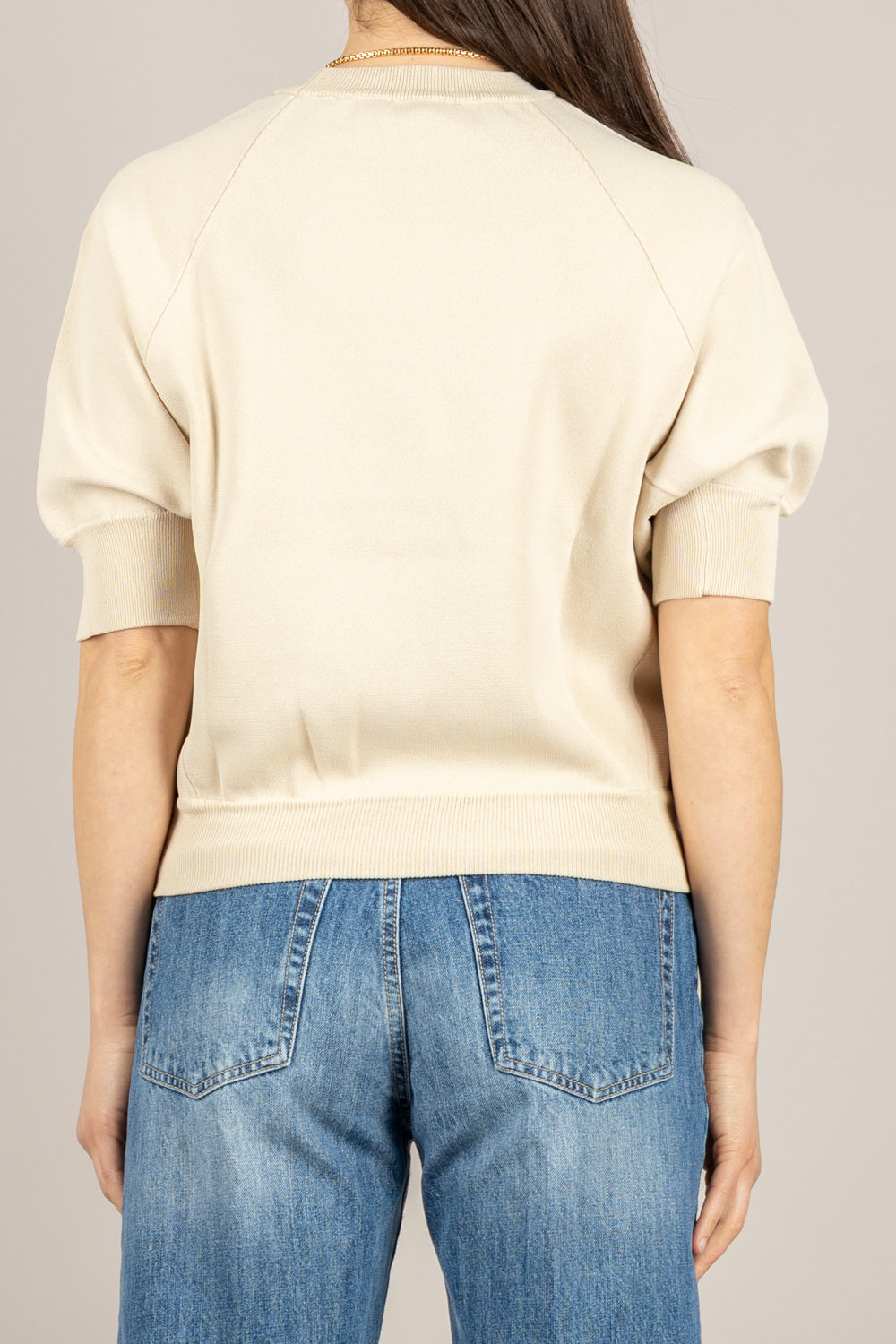 VICOLO - 2AB2028 - MAGLIA GESSO