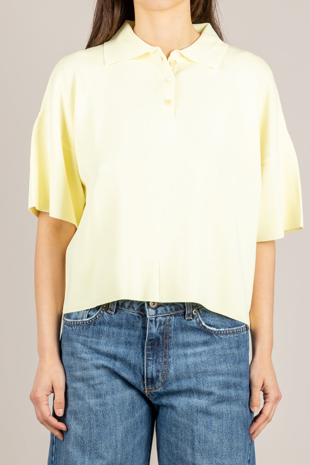 VICOLO - 2AB2080 - MAGLIA GIALLINO