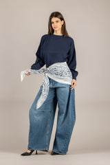 VICOLO - 2AB2130 - MAGLIA BLU