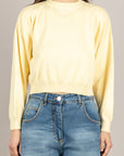 VICOLO - 2AB2130 - MAGLIA GIALLO PAGLIERINO