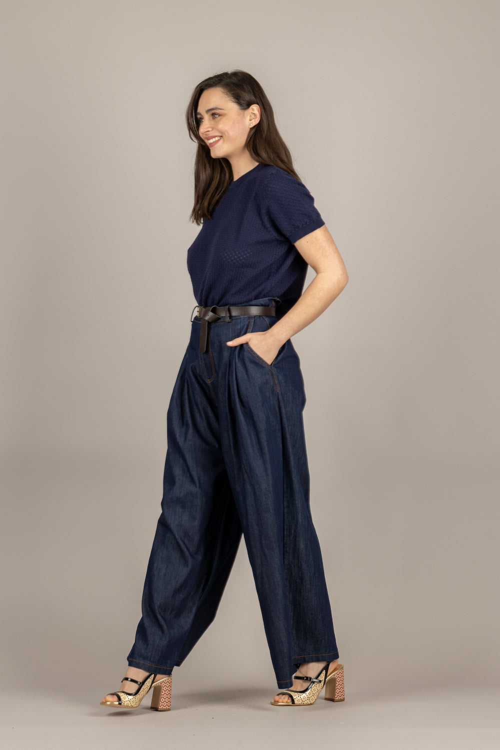 VICOLO - 2AB2158 - MAGLIA BLU