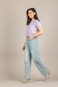VICOLO - 2AB2158 - MAGLIA GLICINE