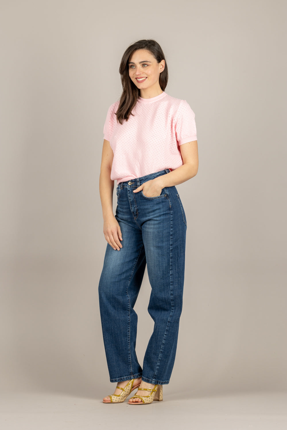 VICOLO - 2AB2158 - MAGLIA ROSA