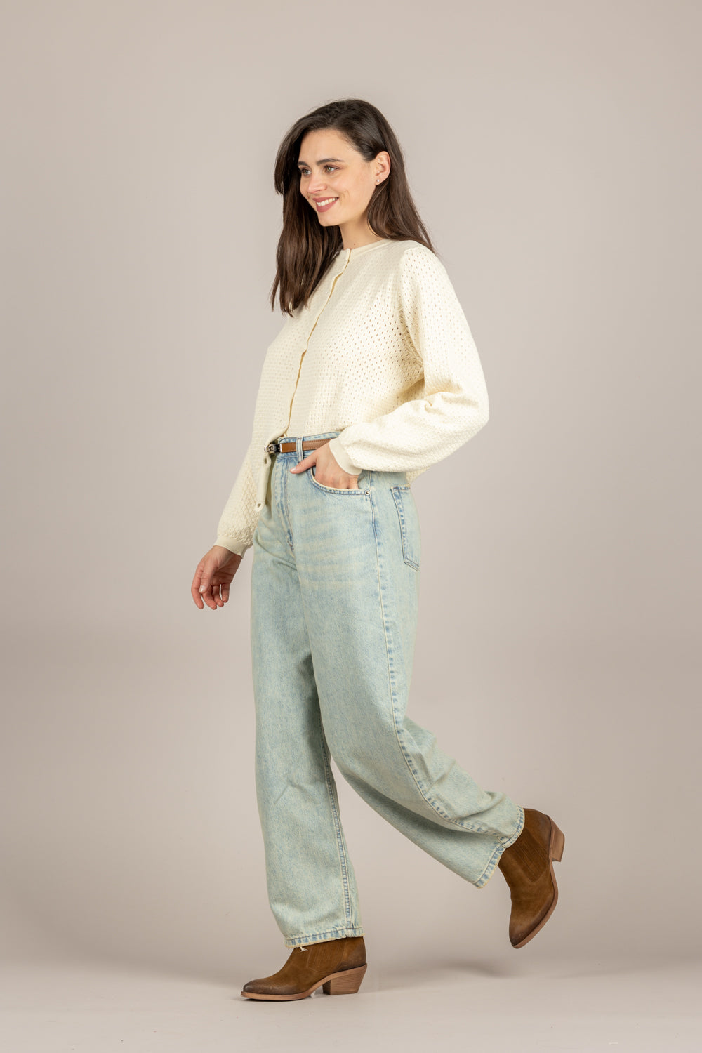 VICOLO - 2AB2159 - CARDIGAN BURRO 