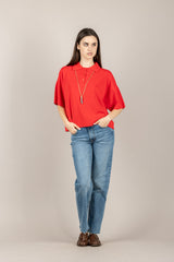 VICOLO - 2AB2080 - MAGLIA POLO SCATOLETTA ROSSO