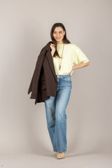 VICOLO - 2AB2085 - MAGLIA GIALLO