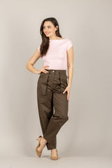 VICOLO - 2AB2094 - MAGLIA SCOLLO A BARCA ROSA