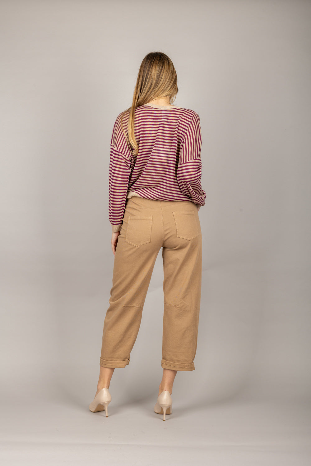 TENSIONE IN - PA5137-GAD - PANTALONE CON CHARM