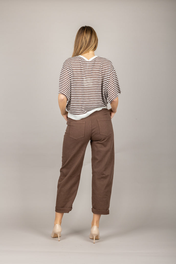 TENSIONE IN - PA5137-GAD - PANTALONE CON CHARM