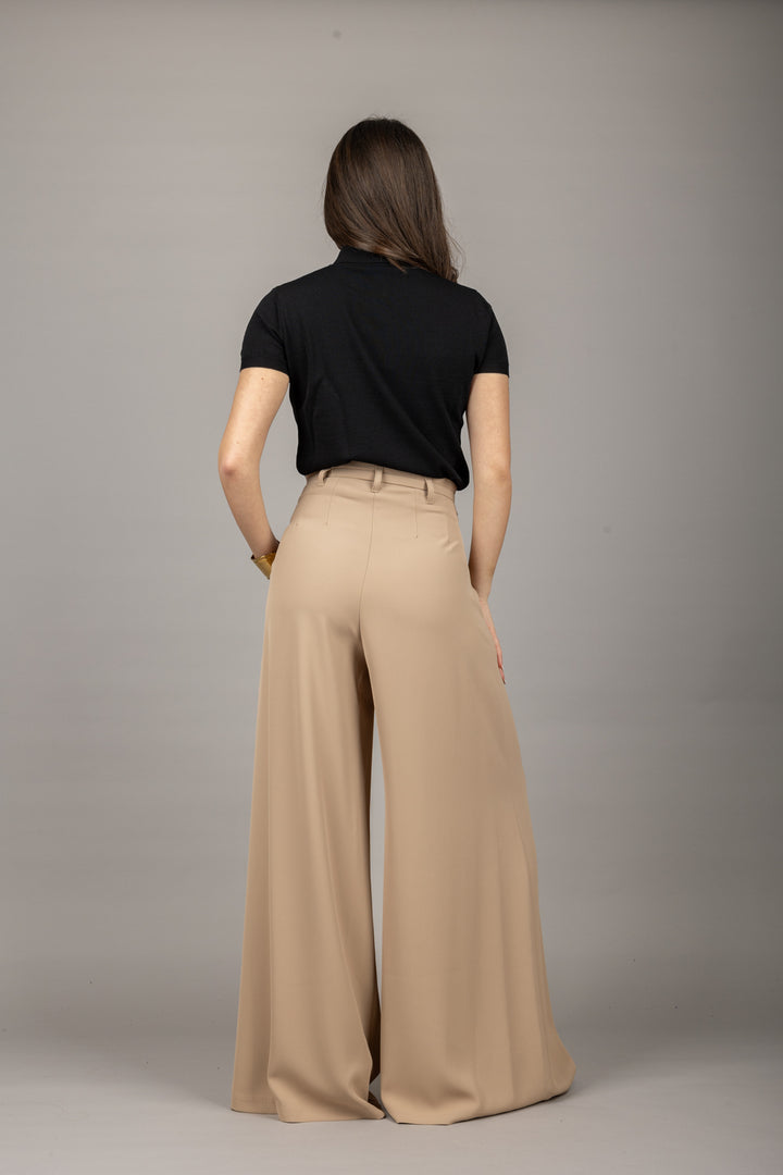 IMPERIAL - P3ZQJGC - PANTALONE CON PINCES CINTA FINA