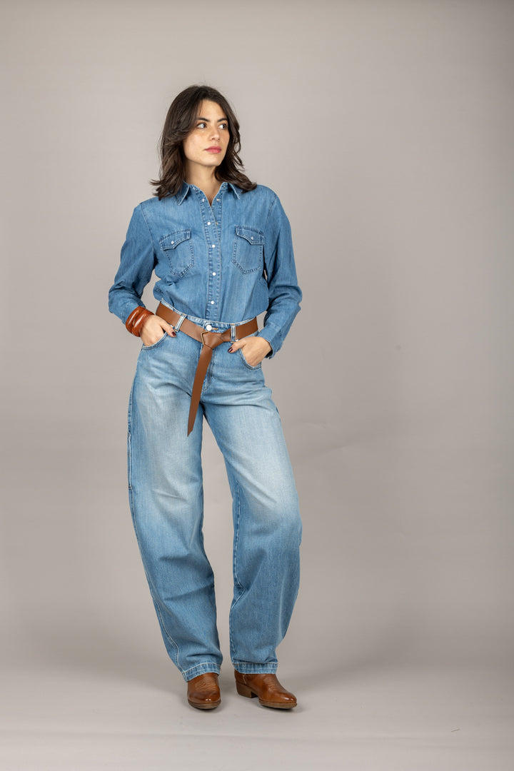 VICOLO - DD5203 - JEANS NIKITA MODELLO CARPENTER