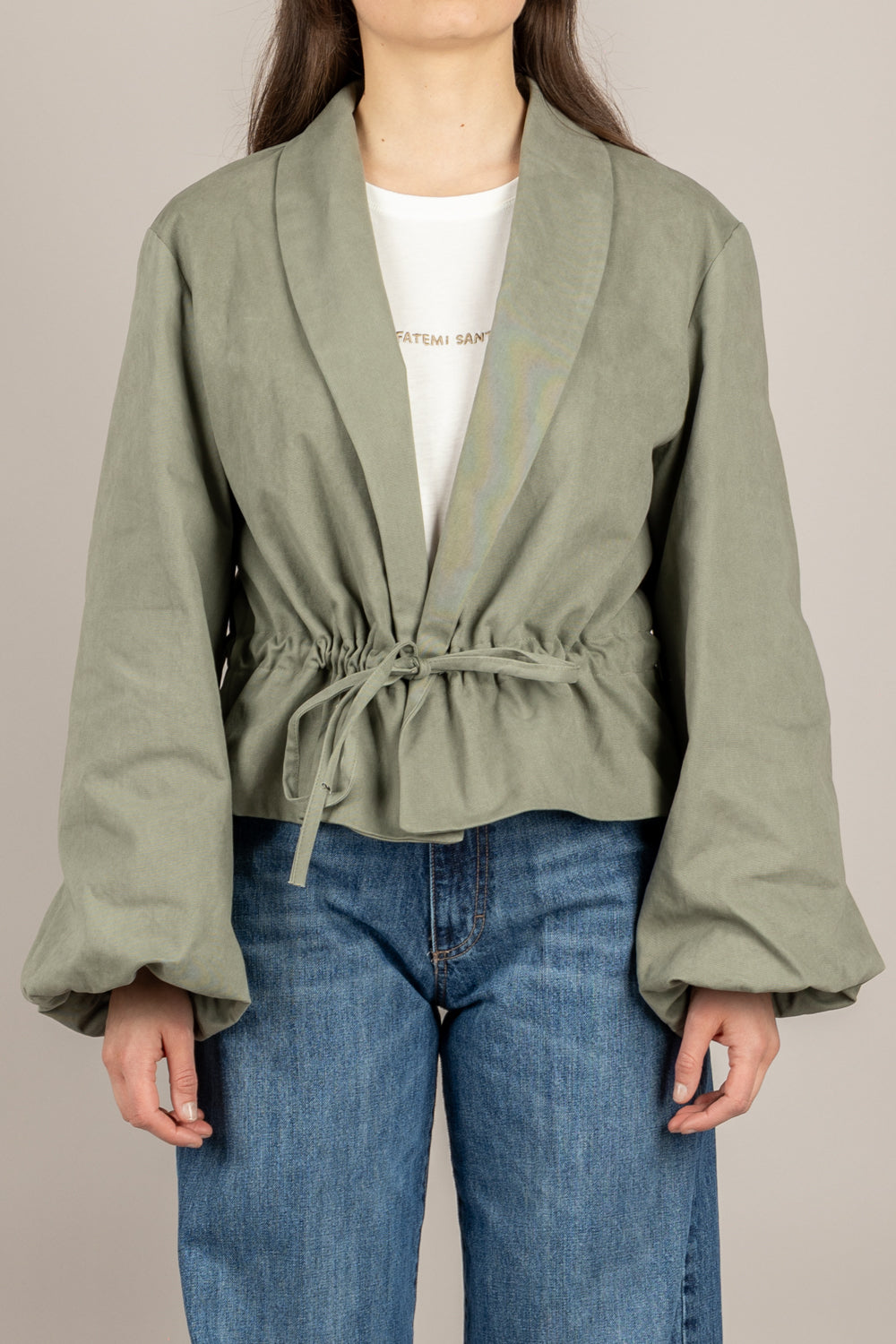 TENSIONE IN - 38815 - GIACCA COULISSE VERDE