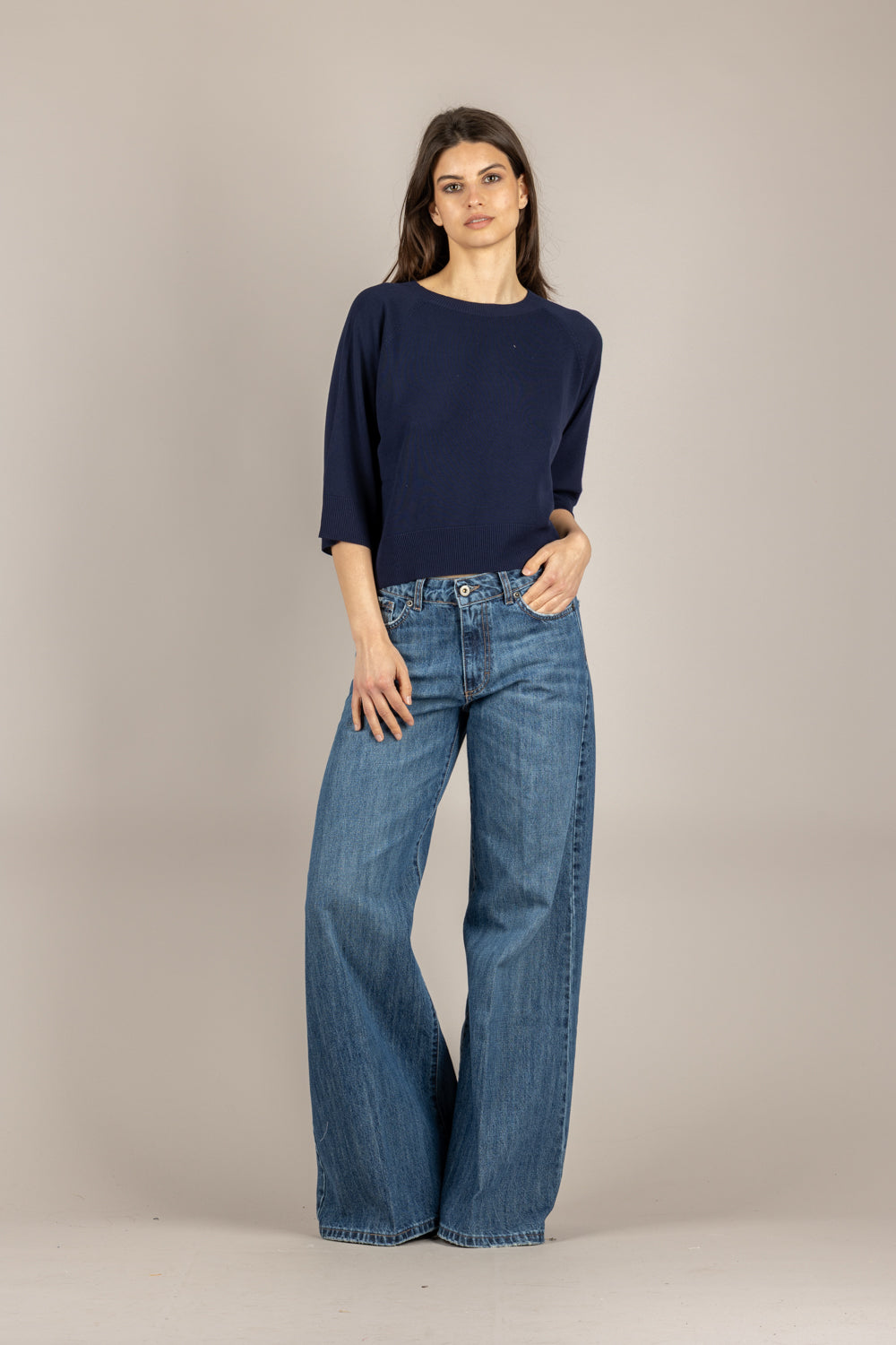 KONTATTO - 3M1505C - MAGLIA BLU 