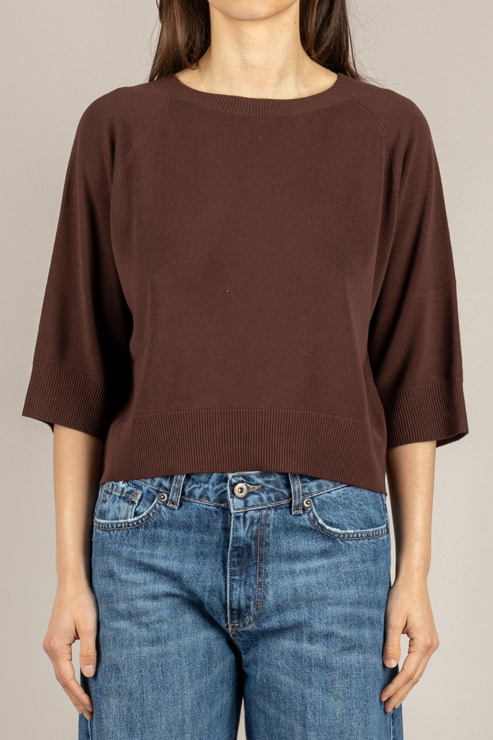 KONTATTO - 3M1505C - MAGLIA CIOCCOLATO 