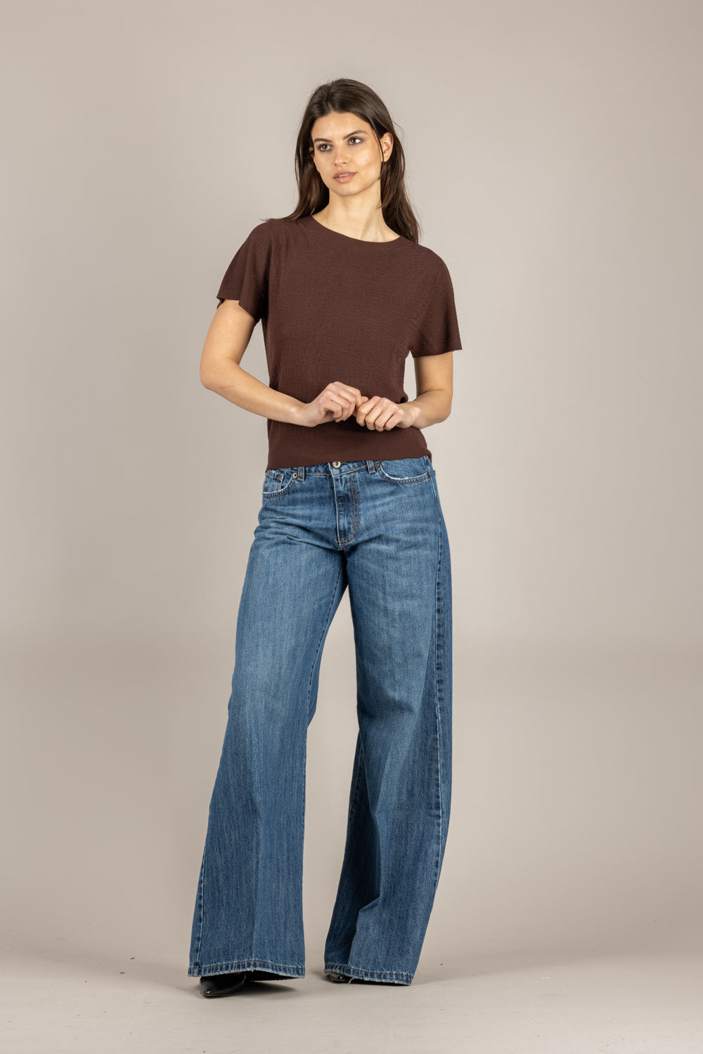 KONTATTO - 3M1532C - MAGLIA CIOCCOLATO