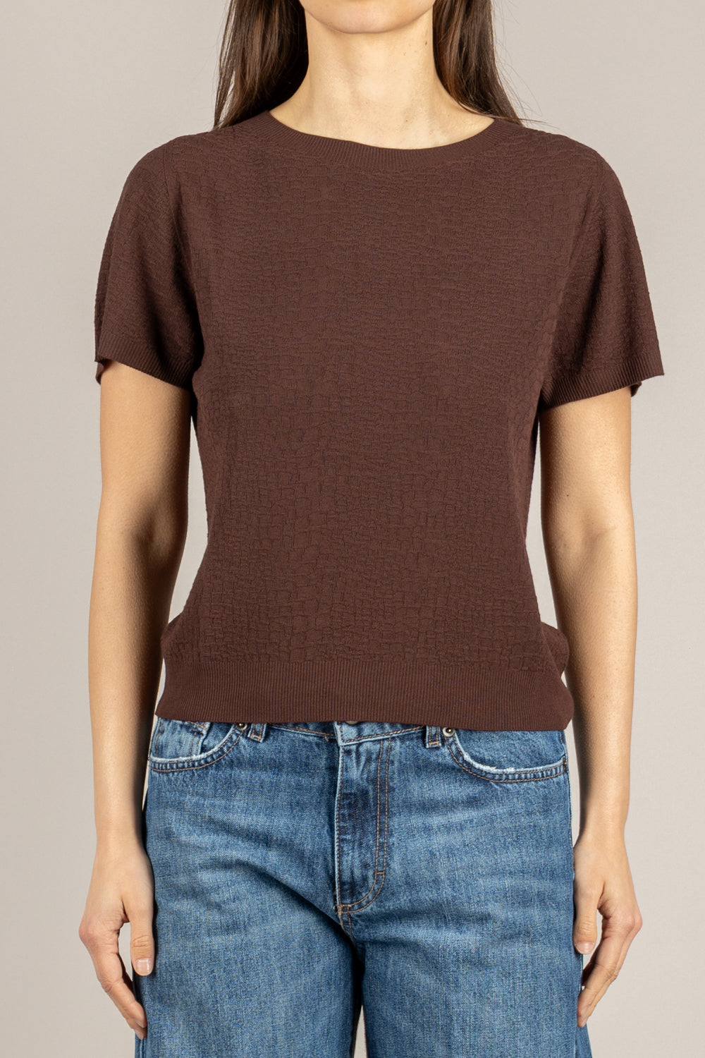 KONTATTO - 3M1532C - MAGLIA CIOCCOLATO