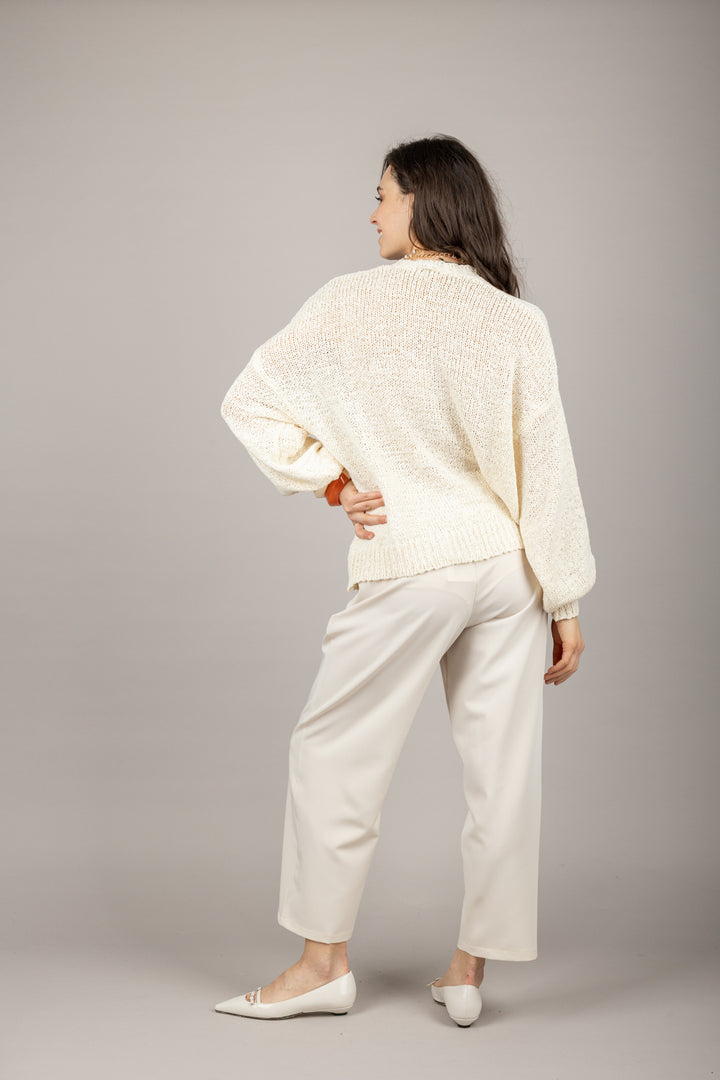 TENSIONE IN - D76908 - CARDIGAN IN MAGLIA