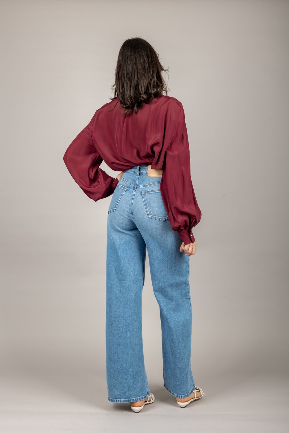 EMUNA - CM13-0065- CAMICIA MANICA PALLONCINO MISTO SETA