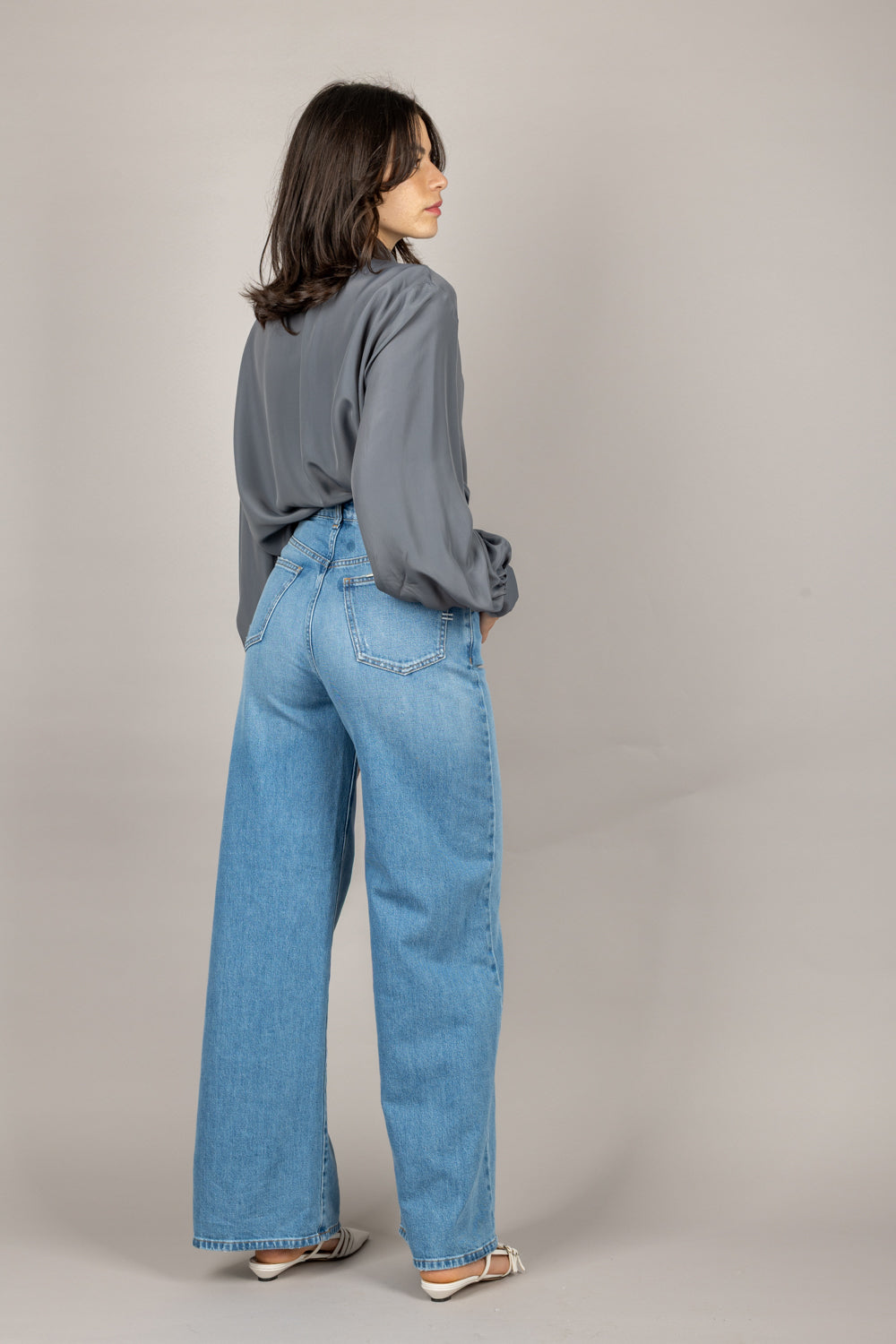 EMUNA - CM13-0065- CAMICIA MANICA PALLONCINO MISTO SETA