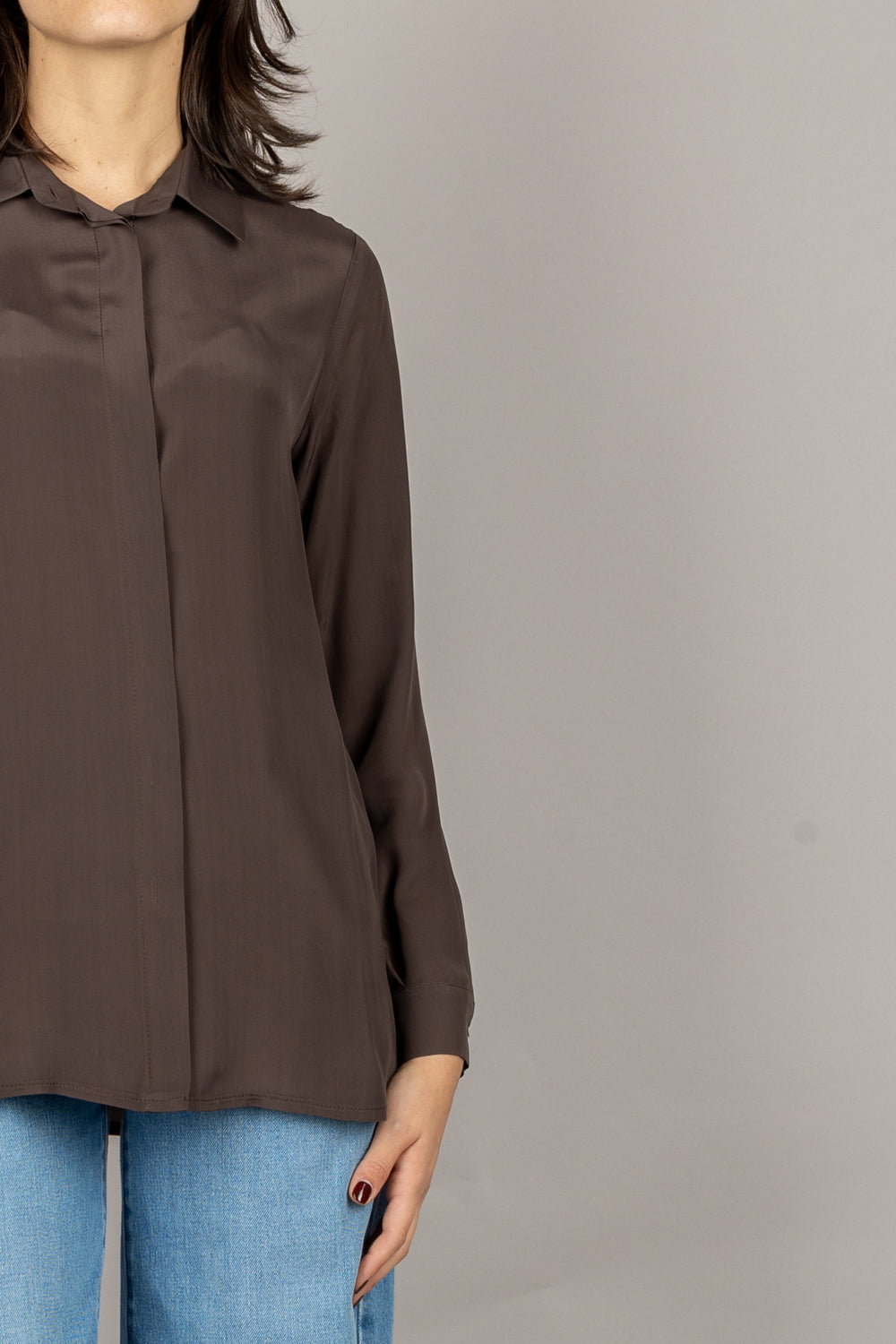 EMUNA - CM13-0037 - CAMICIA MISTO SETA in promo