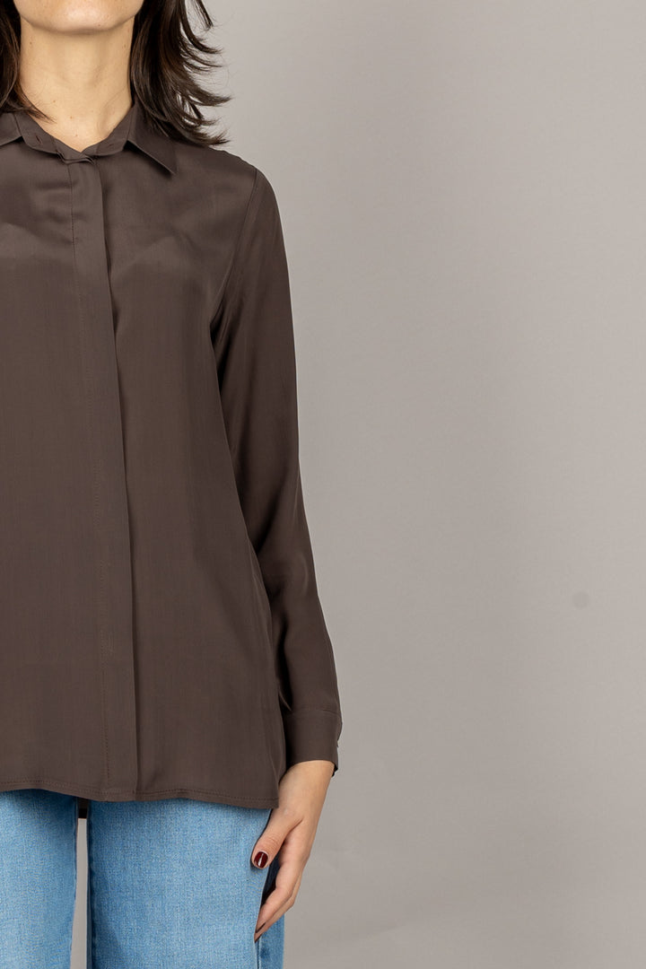 EMUNA - CM13-0037 - CAMICIA MISTO SETA in promo