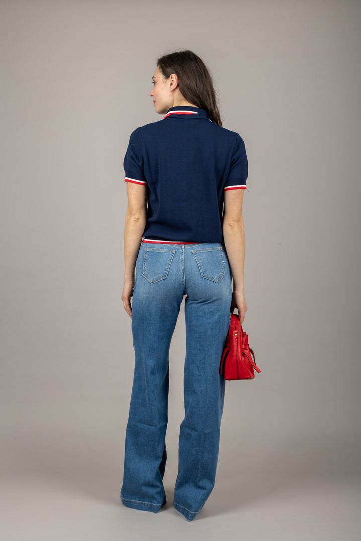 VICOLO - DD5077 - JEANS ELENA GAMBA DRITTA