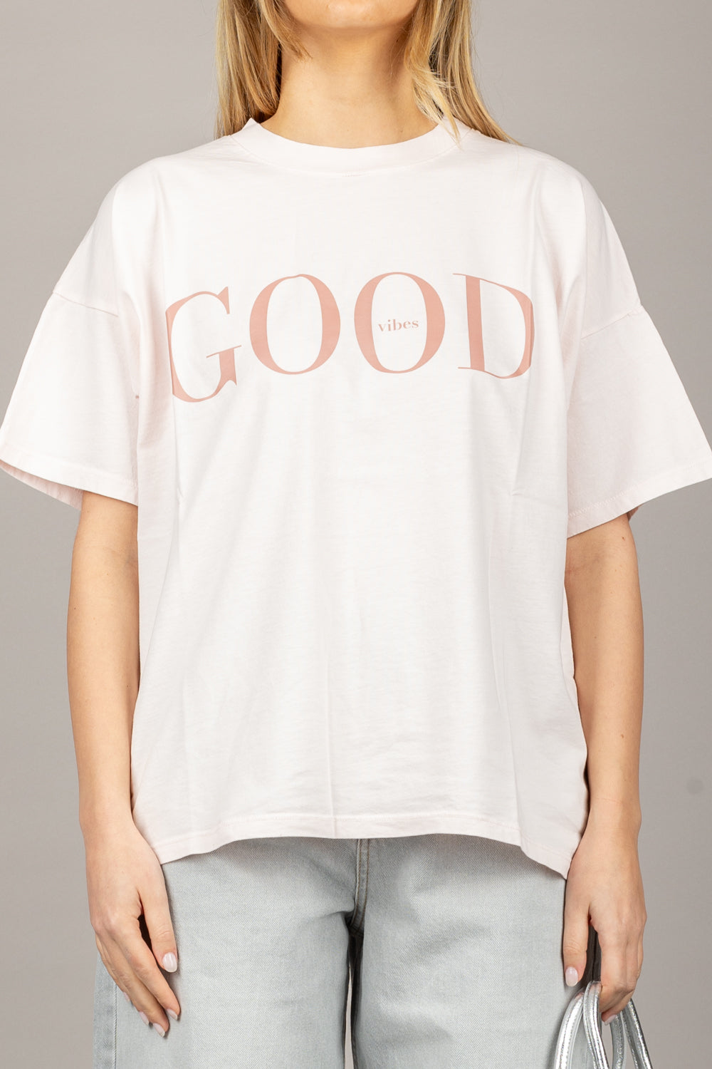 VICOLO - RD0152 - T-SHIRT GOOD VIBES