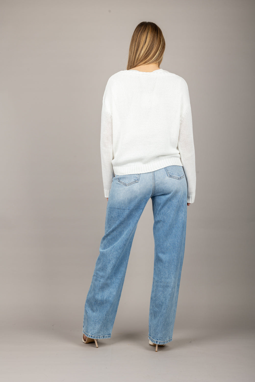 VICOLO - DD5172 - JEANS NINA GAMBA DRITTA