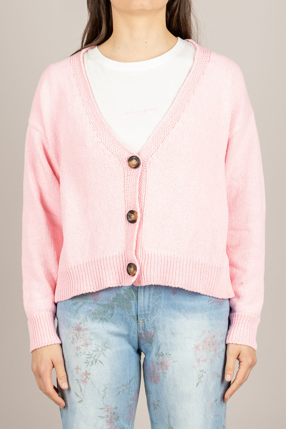 VICOLO - 5AB5015 - CARDIGAN ROSA