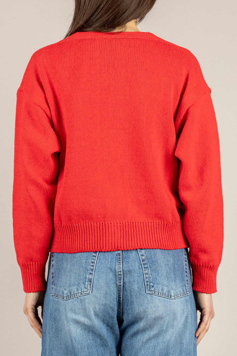 VICOLO - 5AB5015 - CARDIGAN ROSSO 