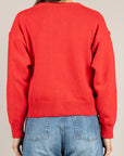 VICOLO - 5AB5015 - CARDIGAN ROSSO 