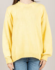 VICOLO - 5AB5010 - MAGLIA OVER GIALLINO