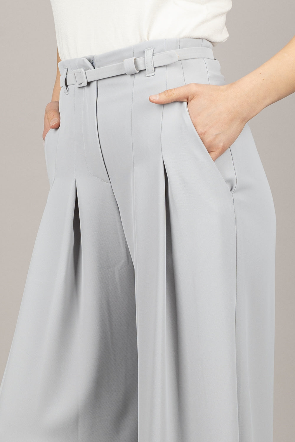 IMPERIAL - P3ZQJGC - PANTALONE CON PINCES CINTA FINA