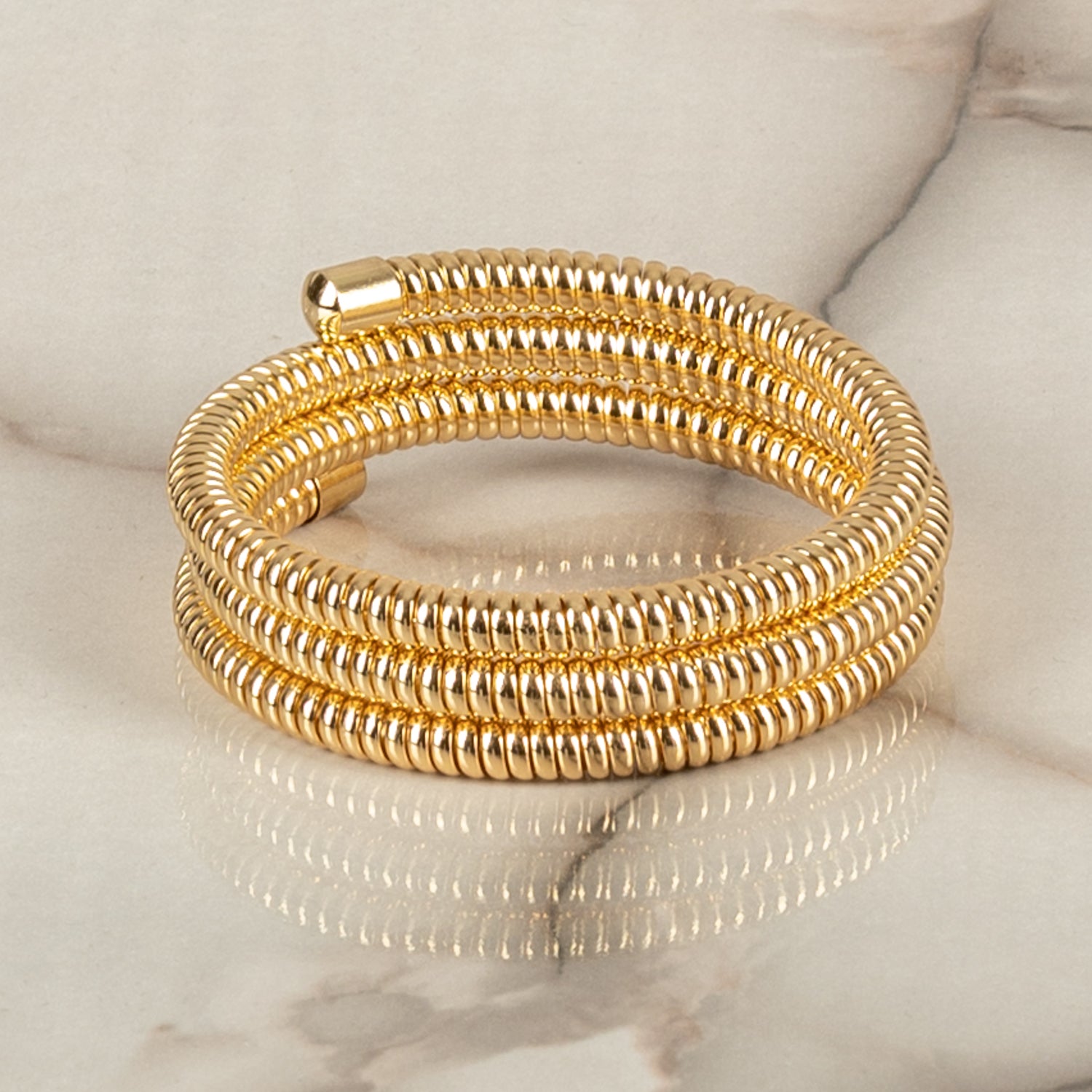 EMUNA' - BRACCIALE SNAKE - ORO