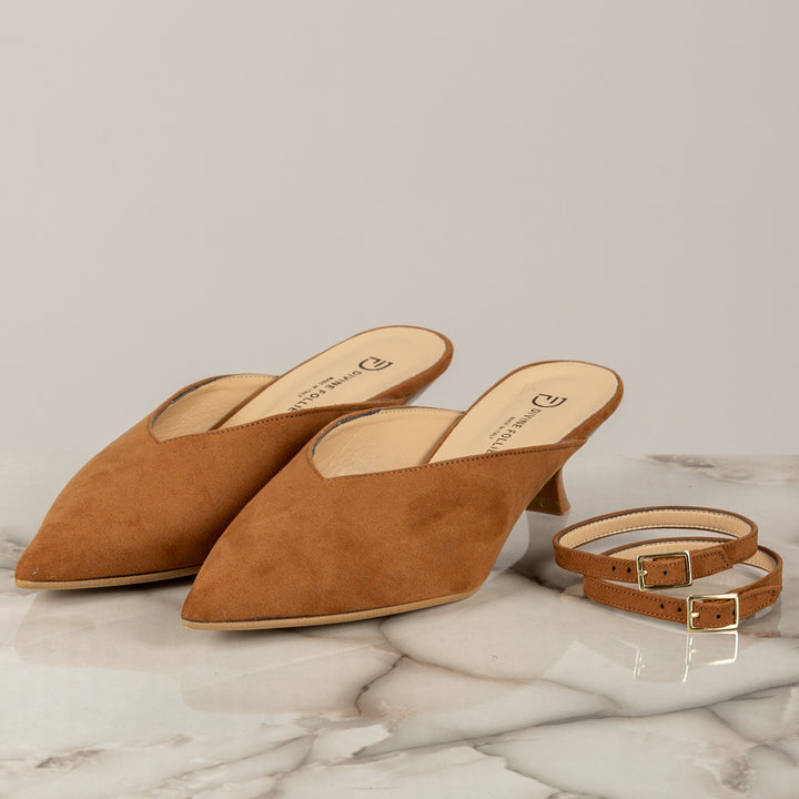 DIVINE FOLLIE - P3027/ES52 SNEG  - SABOT SCAMOSCIATA