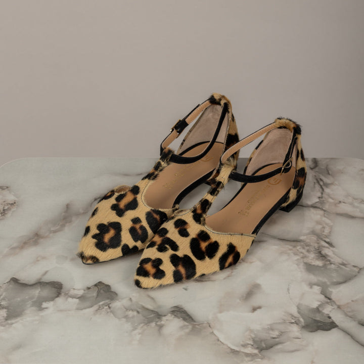 DIVINE FOLLIE - GRETA/78 - BALLERINA ANIMALIER IN CAVALLINO