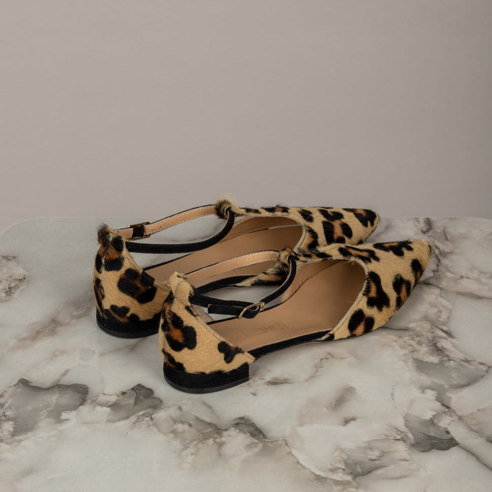 DIVINE FOLLIE - GRETA/78 - BALLERINA ANIMALIER IN CAVALLINO