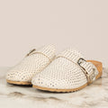 OVYE' - AM4188CAM - SABOT SCAMOSCIATO CON STRASS BEIGE