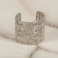 EMUNA' - BRACCIALE RETE APERTA - ARGENTO