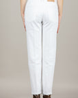 VICOLO - DAB5085 - JEANS JADE A SIGARETTA BIANCO