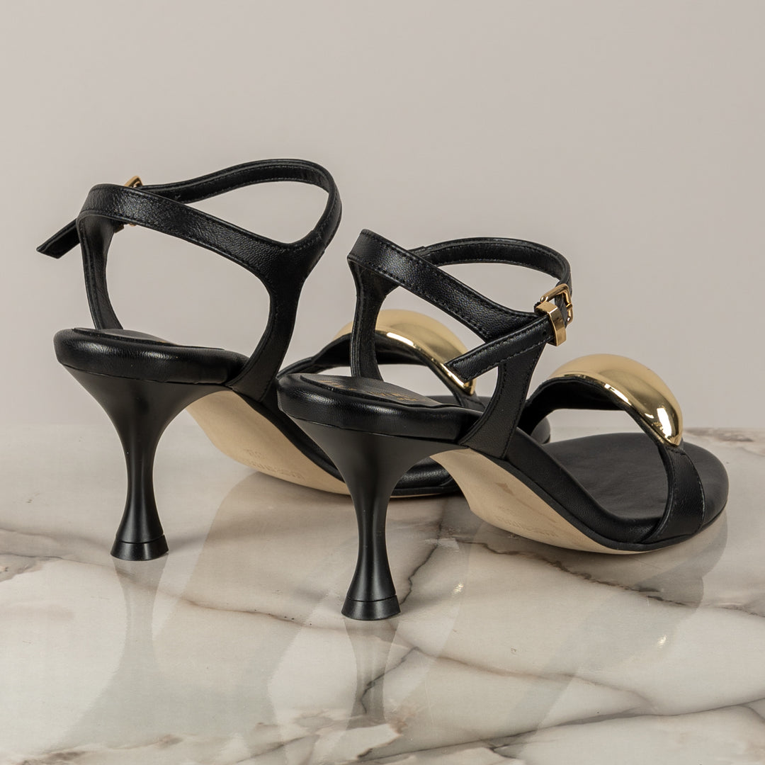 DIVINE FOLLIE - WAL02/ES40 - SANDALO CON PLACCA ORO