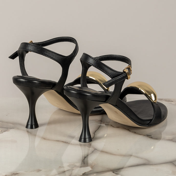 DIVINE FOLLIE - WAL02/ES40 - SANDALO CON PLACCA ORO