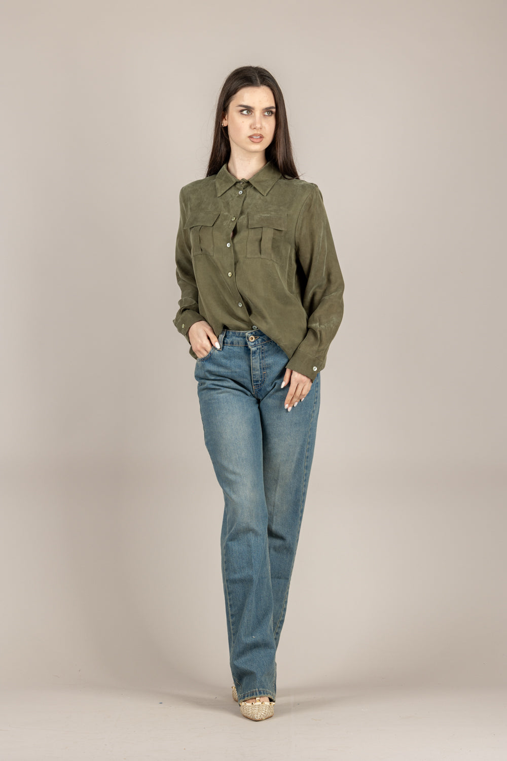 BLOOM - BEKY - JEANS BLU 