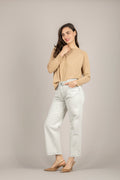 BLOOM - BETTA-PE-GREY - JEANS CROP GRIGIO