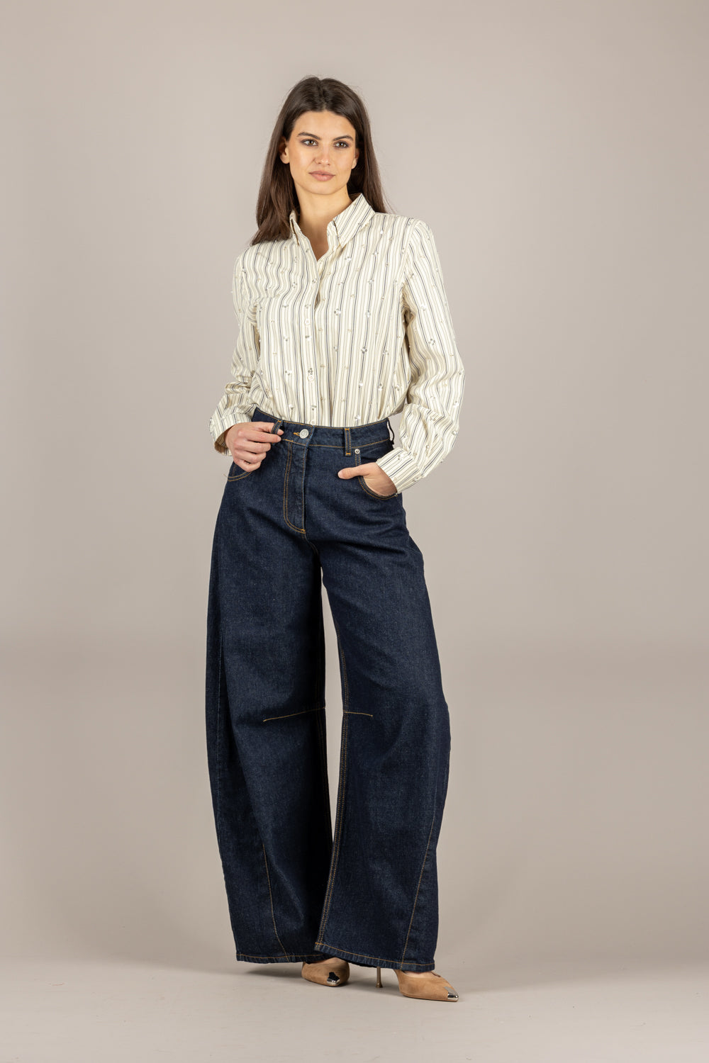 DIXIE - C152A121X - CAMICIA PANNA