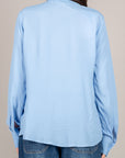 IMPERIAL - C9990170V - CAMICIA COREANA CON FUSCIACCA CERULEO