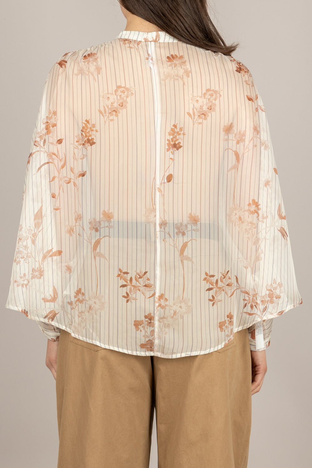 IMPERIAL - COC6LMQ - CAMICIA PANNA/RUGGINE