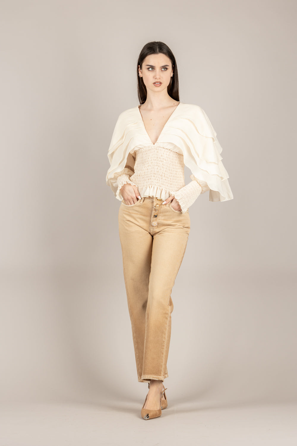 VICOLO - DAB5112 - JEANS ZOE TORTORA 