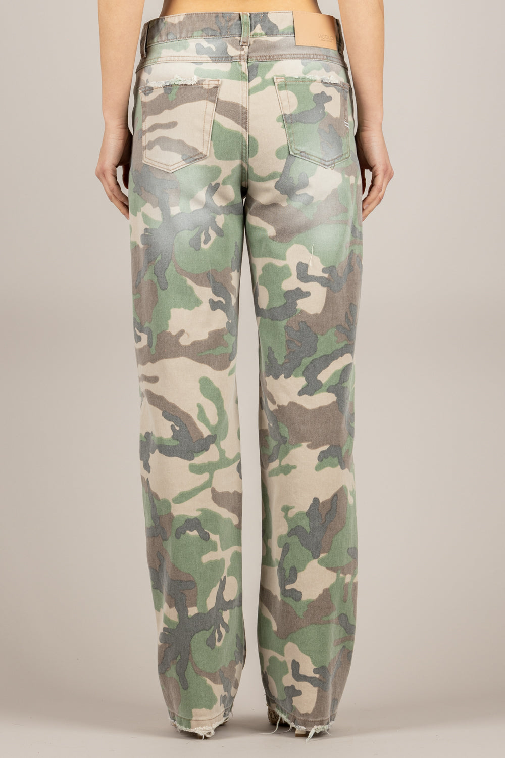 VICOLO - DAB5327 - JEANS MELODY MILITARE