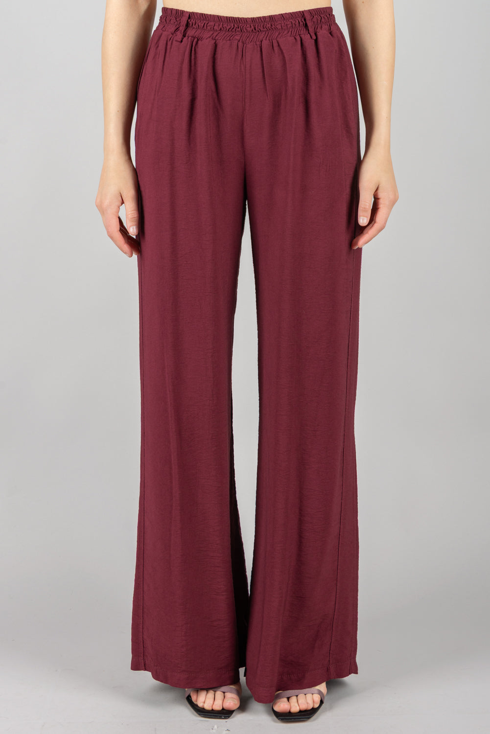 HAVEONE - PVS-N438 - PANTALONE PALAZZO CON COULISSE